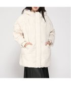 【インタープラネット/INTERPLANET】のストレッチフードミドルピュアダウン アイボリー|ID: prp329100004753342 ipo3291000000034380913