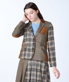【スキャパ/SCAPA】のマラリウスチェックテーラージャケット 人気、トレンドファッション・服の通販 founy(ファニー) ファッション Fashion レディースファッション Fashion for Women アウター Coat / Outerwear Collection レディースジャケット・軽アウター Jackets コーデュロイ Corduroy, Cord Fabric セットアップ Set-Up, Coordinated Outfit チェック Check, Plaid, Tartan フラップ Flap, Flap Pocket プリーツ Pleats, Pleated ポケット Pocket, Pocket Detail thumbnail ブルー|ID: prp329100004753349 ipo3291000000034381000
