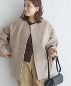 【ジャーナルスタンダード/JOURNAL STANDARD】の《追加 3》スーパー140ビーバーノーカラーショートコート 人気、トレンドファッション・服の通販 founy(ファニー) ファッション Fashion レディースファッション Fashion for Women アウター Coat / Outerwear Collection コート・ロングコート・ピーコート Long Coats, Peacoats & More ショート Short, Short Length シンプル Simple, Minimal バランス Balance, Style Balance ボトム Bottoms, Lower Wear おすすめ Recommended / Our Picks エレガント 上品 Elegant thumbnail ベージュ A|ID: prp329100004753352 ipo3291000000034381040