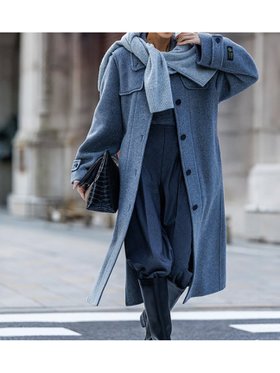 【ミラオーウェン/Mila Owen】のロングリバーコート 人気、トレンドファッション・服の通販 founy(ファニー) ファッション Fashion レディースファッション Fashion for Women アウター Coat / Outerwear Collection コート・ロングコート・ピーコート Long Coats, Peacoats & More イタリア Italy 今季 This Season, Current Season 軽量 Lightweight, Ultra Light スタイリッシュ Stylish, Fashionable スタンド Stand Collar, Upright Stand スマート Smart, Elegant スリット Slit, Slit Detail バランス Balance, Style Balance リュクス Luxury, Elegant, High-End, Chic ロング Long, Long-Length |ID:prp329100004753366