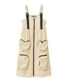 【キャンディストリッパー/Candy Stripper】のPOCKET ZIP ONE-PIECE BEIGE|ID: prp329100004753379 ipo3291000000034381237