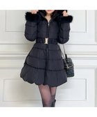 【ロイヤルパーティー/ROYAL PARTY】のドレスミドルパフィーコート 人気、トレンドファッション・服の通販 founy(ファニー) ファッション Fashion レディースファッション Fashion for Women アウター Coat / Outerwear Collection コート・ロングコート・ピーコート Long Coats, Peacoats & More ワンピース Dresses フォーマル・パーティードレス・結婚式用ドレス Elegant & Casual Dresses ドレス Dress, One-Piece フィット Fit, Slim Fit フレア Flare, Flared ミドル Middle Length, Mid Height 冬 Winter / This Winter thumbnail ブラック|ID: prp329100004753386 ipo3291000000034501073