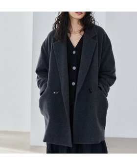 【バンヤードストーム/BARNYARDSTORM】のダブルショートコート 人気、トレンドファッション・服の通販 founy(ファニー) ファッション Fashion レディースファッション Fashion for Women アウター Coat / Outerwear Collection コート・ロングコート・ピーコート Long Coats, Peacoats & More インナー Innerwear クラシック Classic, Timeless Style ジャケット Jacket, Outerwear スリム Slim, Slim Fit ダブル Double, Double-Breasted テーパード Tapered, Tapered Pants フェミニン Feminine, Girly 防寒 Cold Protection, Winter-Ready マニッシュ Mannish, Boyish ミドル Middle Length, Mid Height レース Lace, Lace Fabric 冬 Winter / This Winter おすすめ Recommended / Our Picks |ID:prp329100004753418