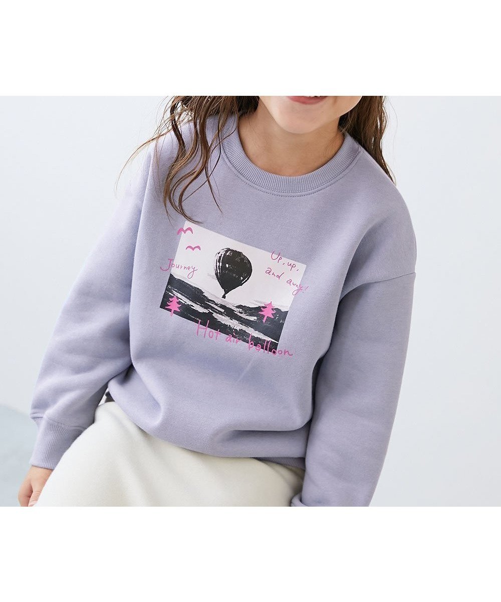 【デビロック/devirock / KIDS】のデビラボ プリント 裏起毛 BOXシルエット トレーナー トレーナー トップス 25AW インテリア・キッズ・メンズ・レディースファッション・服の通販 founy(ファニー) ファッション Fashion キッズファッション Fashion for Kids トップス・カットソー Cut & Sew Tops トレンド Trend, Trending Now トレーナー Sweatshirt, Trainer プリント Print, Printed Pattern おすすめ Recommended / Our Picks 2025年 2025 2025-2026秋冬・A/W Autumn/Winter 2025–26 AW25–26 003-フォト-Gブルー|ID: prp329100004753490 ipo3291000000034775469