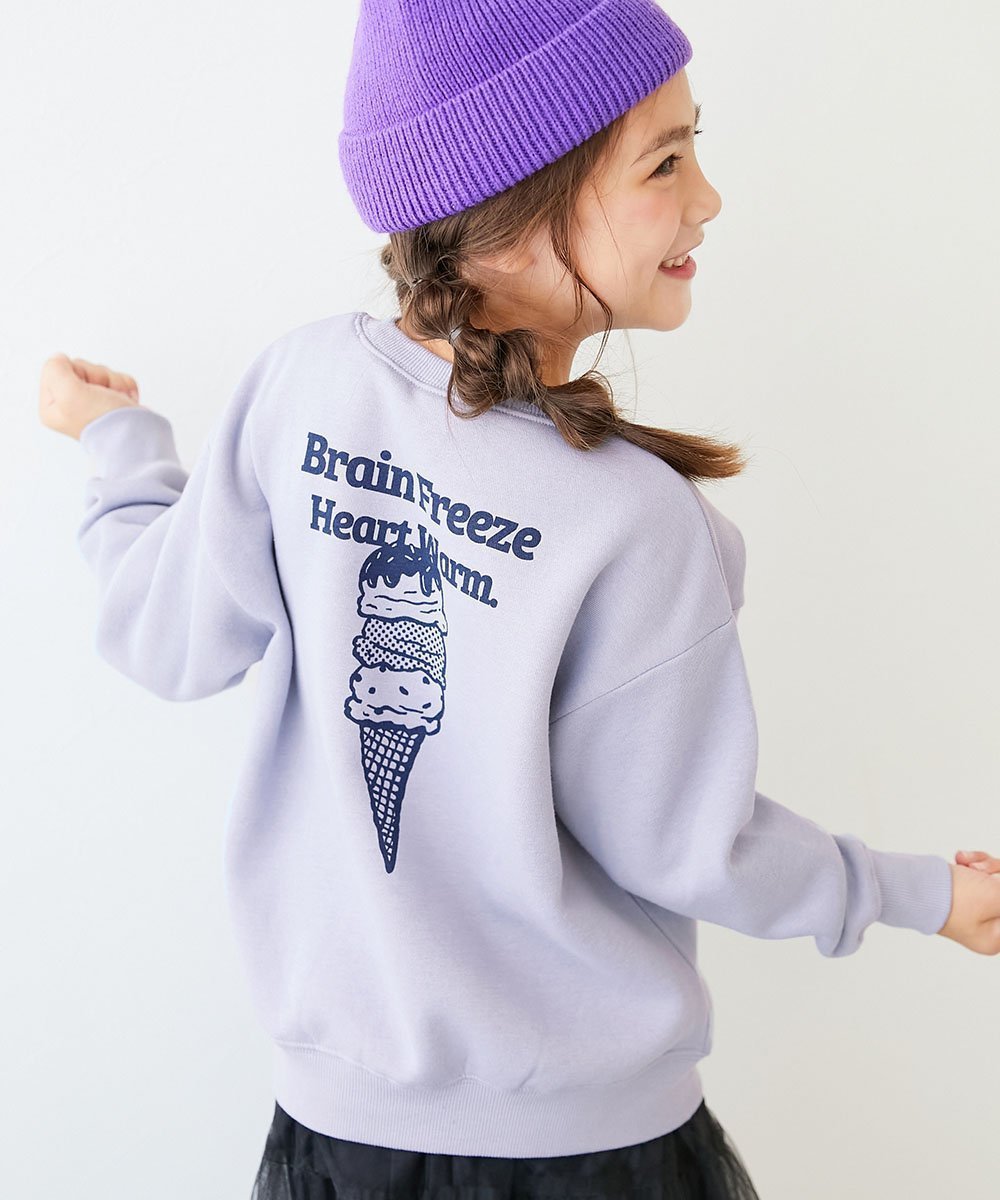 【デビロック/devirock / KIDS】のデビラボ プリント 裏起毛 BOXシルエット トレーナー トレーナー トップス 25AW インテリア・キッズ・メンズ・レディースファッション・服の通販 founy(ファニー) ファッション Fashion キッズファッション Fashion for Kids トップス・カットソー Cut & Sew Tops トレンド Trend, Trending Now トレーナー Sweatshirt, Trainer プリント Print, Printed Pattern おすすめ Recommended / Our Picks 2025年 2025 2025-2026秋冬・A/W Autumn/Winter 2025–26 AW25–26 009-アイス-Gブルー|ID: prp329100004753490 ipo3291000000034775474