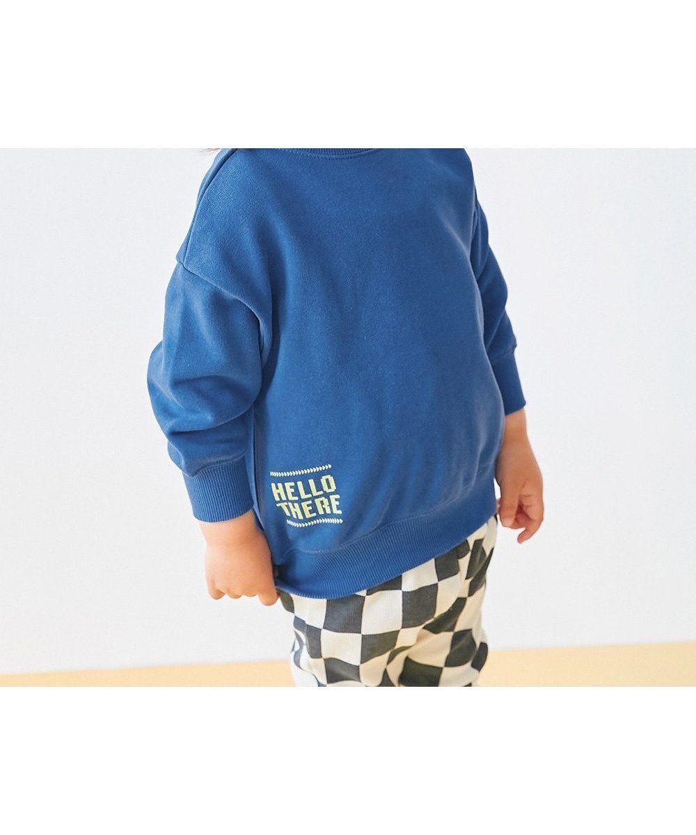 【デビロック/devirock / KIDS】の【EN-JOY】どっちも前だから1人でお着替え 裏起毛じゃない トレーナー トップス 25AW インテリア・キッズ・メンズ・レディースファッション・服の通販 founy(ファニー) 　ファッション　Fashion　キッズファッション　Fashion for Kids　トップス・カットソー　Cut & Sew Tops　カラフル　Colorful Design　トレーナー　Sweatshirt, Trainer　プリント　Print, Printed Pattern　おすすめ　Recommended / Our Picks　2025年　2025　2025-2026秋冬・A/W　Autumn/Winter 2025–26 AW25–26　004-ロゴS-いるか|ID: prp329100004753491 ipo3291000000034405388