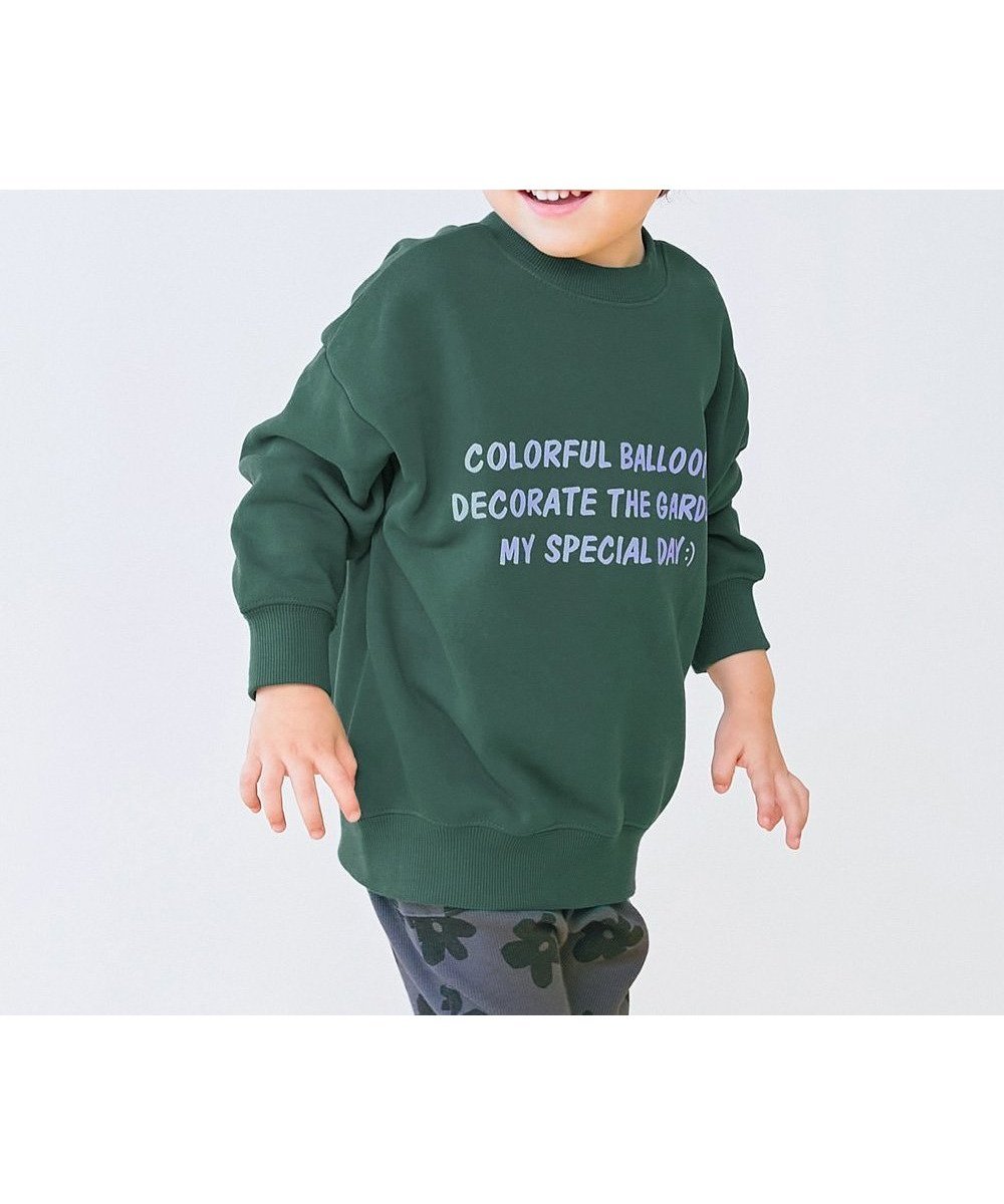 【デビロック/devirock / KIDS】の【EN-JOY】どっちも前だから1人でお着替え 裏起毛じゃない トレーナー トップス 25AW インテリア・キッズ・メンズ・レディースファッション・服の通販 founy(ファニー) 　ファッション　Fashion　キッズファッション　Fashion for Kids　トップス・カットソー　Cut & Sew Tops　カラフル　Colorful Design　トレーナー　Sweatshirt, Trainer　プリント　Print, Printed Pattern　おすすめ　Recommended / Our Picks　2025年　2025　2025-2026秋冬・A/W　Autumn/Winter 2025–26 AW25–26　005-ロゴ2-ぶろっこりー|ID: prp329100004753491 ipo3291000000034405390