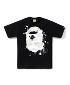 【ア ベイシング エイプ/A BATHING APE】のCITY CAMO PAINTING APE HEAD TEE 人気、トレンドファッション・服の通販 founy(ファニー) ファッション Fashion レディースファッション Fashion for Women インナー Innerwear ショート Short, Short Length スリーブ Sleeve, Long Sleeve / Short Sleeve フロント Front, Front Design プリント Print, Printed Pattern thumbnail BLACK|ID: prp329100004753581 ipo3291000000035230844
