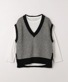 【ユナイテッドアローズ/UNITED ARROWS】のジャガード Vネックベスト+カットソー A DAY IN THE LIFE BLACK|ID: prp329100004753596 ipo3291000000034383839