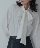 【インディヴィ/INDIVI】のタイプライター2Wayボウタイブラウス 人気、トレンドファッション・服の通販 founy(ファニー) ファッション Fashion レディースファッション Fashion for Women トップス・カットソー Cut & Sew Tops シャツ・ブラウス・オフィスカジュアル Elegant Blouses & Button-Ups シンプル Simple, Minimal スリーブ Sleeve, Long Sleeve / Short Sleeve タイプライター Typewriter Fabric, Crisp Cotton デニム Denim, Jeans Material トレンド Trend, Trending Now エレガント 上品 Elegant thumbnail ホワイト|ID: prp329100004753655 ipo3291000000035171738