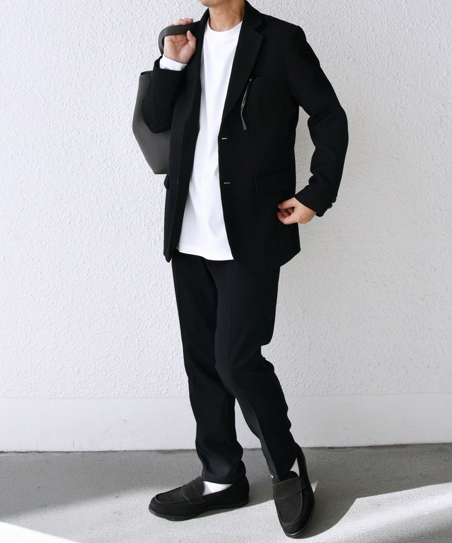 【シップス/SHIPS / MEN】のSHIPS any 洗濯機可能 ウールライク ストレッチ セットアップ スーツ 25AW インテリア・キッズ・メンズ・レディースファッション・服の通販 founy(ファニー) 　ファッション　Fashion　メンズファッション　Fashion for Men　セットアップ　Matching Sets　ジャケット　Jacket, Outerwear　ストレッチ　Stretch, Stretchy Fabric　スーツ　Suit, Formalwear　セットアップ　Set-Up, Coordinated Outfit　ドレス　Dress, One-Piece　A/W・秋冬　Autumn/Winter　ビジネス 仕事 通勤　Business / Work / Commuting　2025年　2025　2025-2026秋冬・A/W　Autumn/Winter 2025–26 AW25–26　ブラック|ID: prp329100004753658 ipo3291000000034603907