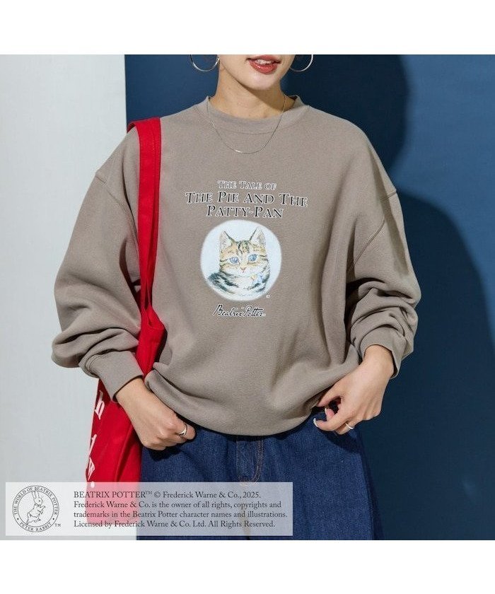 【フリークスストア/FREAK'S STORE】のPETER RABBIT 【限定展開】 25AW インテリア・キッズ・メンズ・レディースファッション・服の通販 founy(ファニー)  ファッション Fashion レディースファッション Fashion for Women キャラクター Character, Licensed Characters スウェット / スエット Sweatshirt, Sweatwear スペシャル Special, Limited Edition チェック Check, Plaid, Tartan デニム Denim, Jeans Material フェミニン Feminine, Girly フレア Flare, Flared フロント Front, Front Design プリント Print, Printed Pattern プリーツ Pleats, Pleated ベーシック Basic, Essential ミックス Mix, Mixed Style レース Lace, Lace Fabric ワイド Wide, Wide Fit A/W・秋冬 Autumn/Winter 冬 Winter / This Winter おすすめ Recommended / Our Picks 2025年 2025 2025-2026秋冬・A/W Autumn/Winter 2025–26 AW25–26 ベージュ|ID: prp329100004753719 ipo3291000000034384744