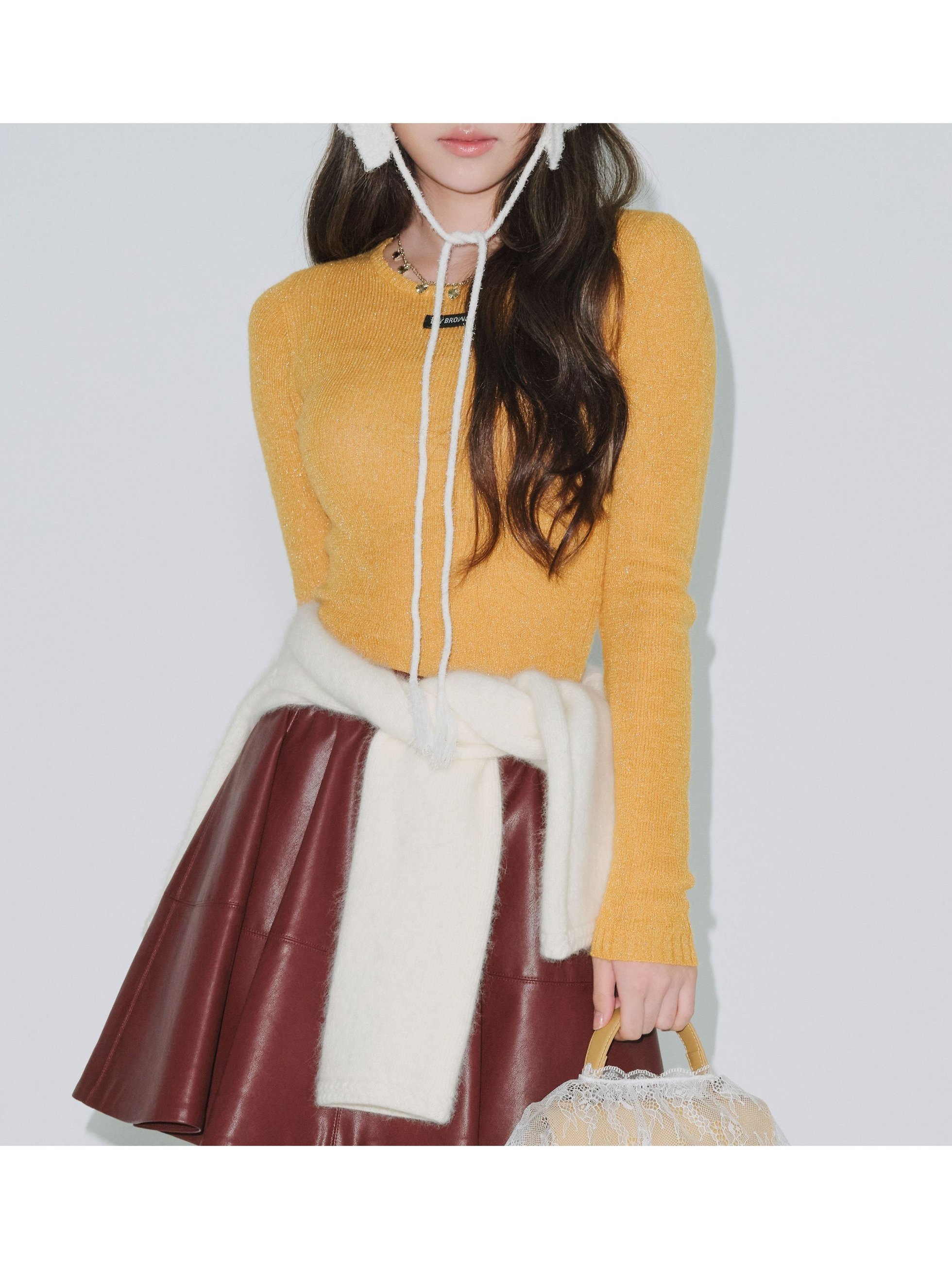 【リリーブラウン/Lily Brown】のラメリブシアーニットトップス(Hearts2Hearts着用) インテリア・キッズ・メンズ・レディースファッション・服の通販 founy(ファニー) 　ファッション　Fashion　レディースファッション　Fashion for Women　トップス・カットソー　Cut & Sew Tops　ニット　Knit Tops & Sweaters　インナー　Innerwear　シアー　Sheer, See-Through　シンプル　Simple, Minimal　スマート　Smart, Elegant　フィット　Fit, Slim Fit　フェミニン　Feminine, Girly　ロング　Long, Long-Length　ORG[051]|ID: prp329100004753728 ipo3291000000034483259