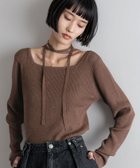 【ローリーズファーム/LOWRYS FARM】の【前後着用可能】スパンコールラメプルオーバーLS 人気、トレンドファッション・服の通販 founy(ファニー) ファッション Fashion レディースファッション Fashion for Women トップス・カットソー Cut & Sew Tops カジュアルプルオーバー・ニットトップス Pullovers & Knit Tops / Casual Pullovers コンパクト Compact, Small Size シンプル Simple, Minimal スクエア Square, Square Shape ストレッチ Stretch, Stretchy Fabric スパンコール Sequins, Sequin Embellishment トレンド Trend, Trending Now フェミニン Feminine, Girly thumbnail ブラウン58|ID: prp329100004753759 ipo3291000000034385004