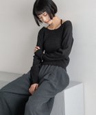 【ローリーズファーム/LOWRYS FARM】の【前後着用可能】スパンコールラメプルオーバーLS 人気、トレンドファッション・服の通販 founy(ファニー) ファッション Fashion レディースファッション Fashion for Women トップス・カットソー Cut & Sew Tops カジュアルプルオーバー・ニットトップス Pullovers & Knit Tops / Casual Pullovers コンパクト Compact, Small Size シンプル Simple, Minimal スクエア Square, Square Shape ストレッチ Stretch, Stretchy Fabric スパンコール Sequins, Sequin Embellishment トレンド Trend, Trending Now フェミニン Feminine, Girly thumbnail ブラック09|ID: prp329100004753759 ipo3291000000034385006