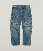 【ジースターロウ/G-STAR RAW / MEN】の【公式ショップ】MULTI POCKET CARGO PANTS RELAXED/マルチポケットワイドルーズデニムカーゴパンツ antique faded laguna|ID: prp329100004753778 ipo3291000000034385143