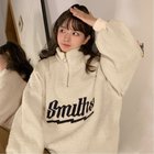 【ミニミニストア/miniministore】のボアトレーナー フロントジップ 韓国風 アイボリー|ID: prp329100004753835 ipo3291000000034385447