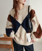 【ディスコート/Discoat】の【WEB限定】アーガイルVネックニット《ユニセックス》 人気、トレンドファッション・服の通販 founy(ファニー) ファッション Fashion レディースファッション Fashion for Women トップス・カットソー Cut & Sew Tops ニット Knit Tops & Sweaters Vネックトップス V-Neck Tops / V-Cut Neckline Shirts ベーシック Basic, Essential thumbnail アイボリー|ID: prp329100004753852 ipo3291000000034385576