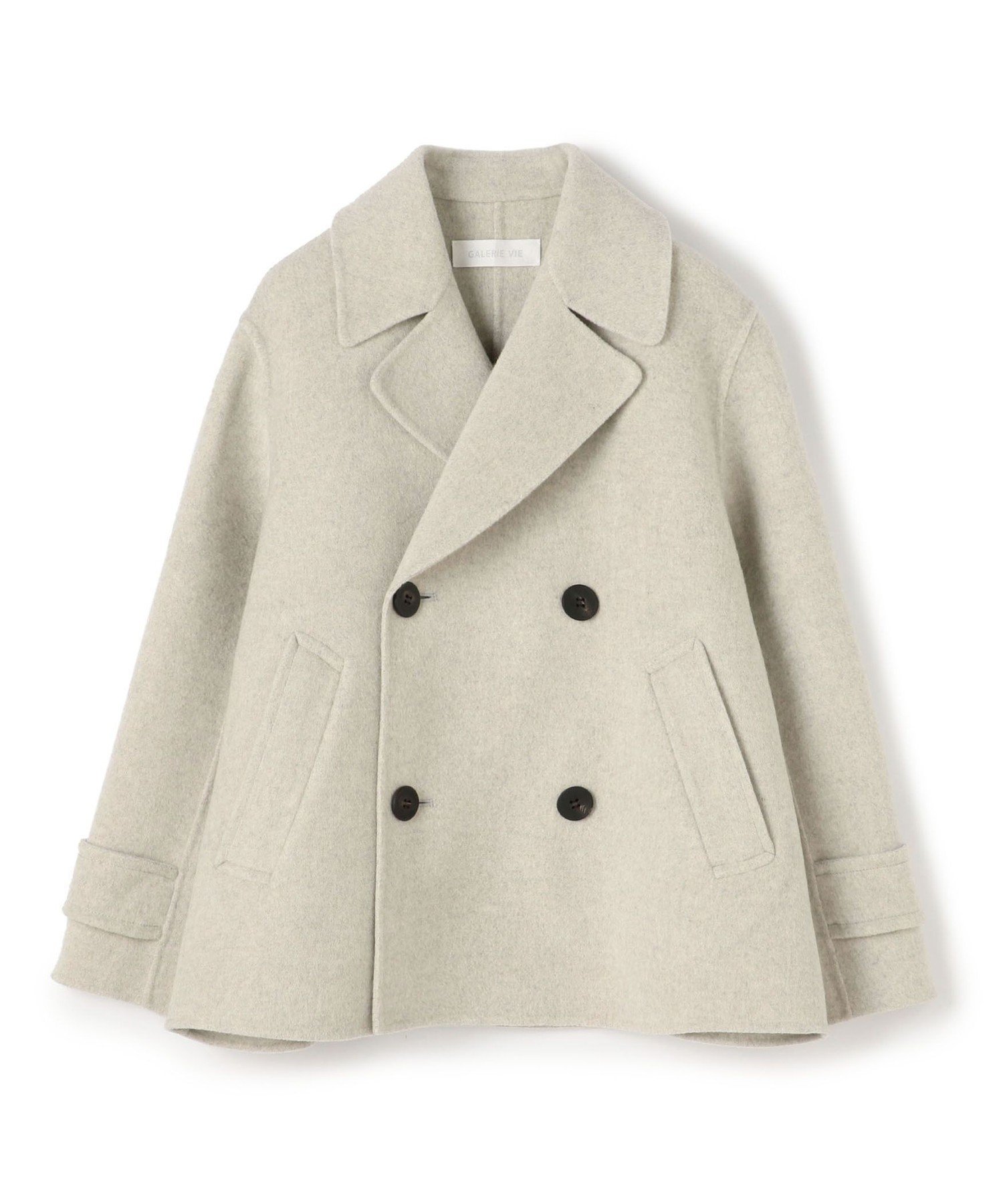 【トゥモローランド/TOMORROWLAND】のウールカシミヤダブルフェイス Pコート インテリア・キッズ・メンズ・レディースファッション・服の通販 founy(ファニー) 　ファッション　Fashion　レディースファッション　Fashion for Women　アウター　Coat / Outerwear Collection　コート・ロングコート・ピーコート　Long Coats, Peacoats & More　Pコート　Pea Coats　ショルダー　Shoulder, Shoulder Strap　ショート　Short, Short Length　スリーブ　Sleeve, Long Sleeve / Short Sleeve　ダブル　Double, Double-Breasted　ドロップ　Drop Shoulder, Dropped Style　バランス　Balance, Style Balance　フェイス　Face, Facial Design　おすすめ　Recommended / Our Picks　13 ライトグレー|ID: prp329100004753873 ipo3291000000034984897