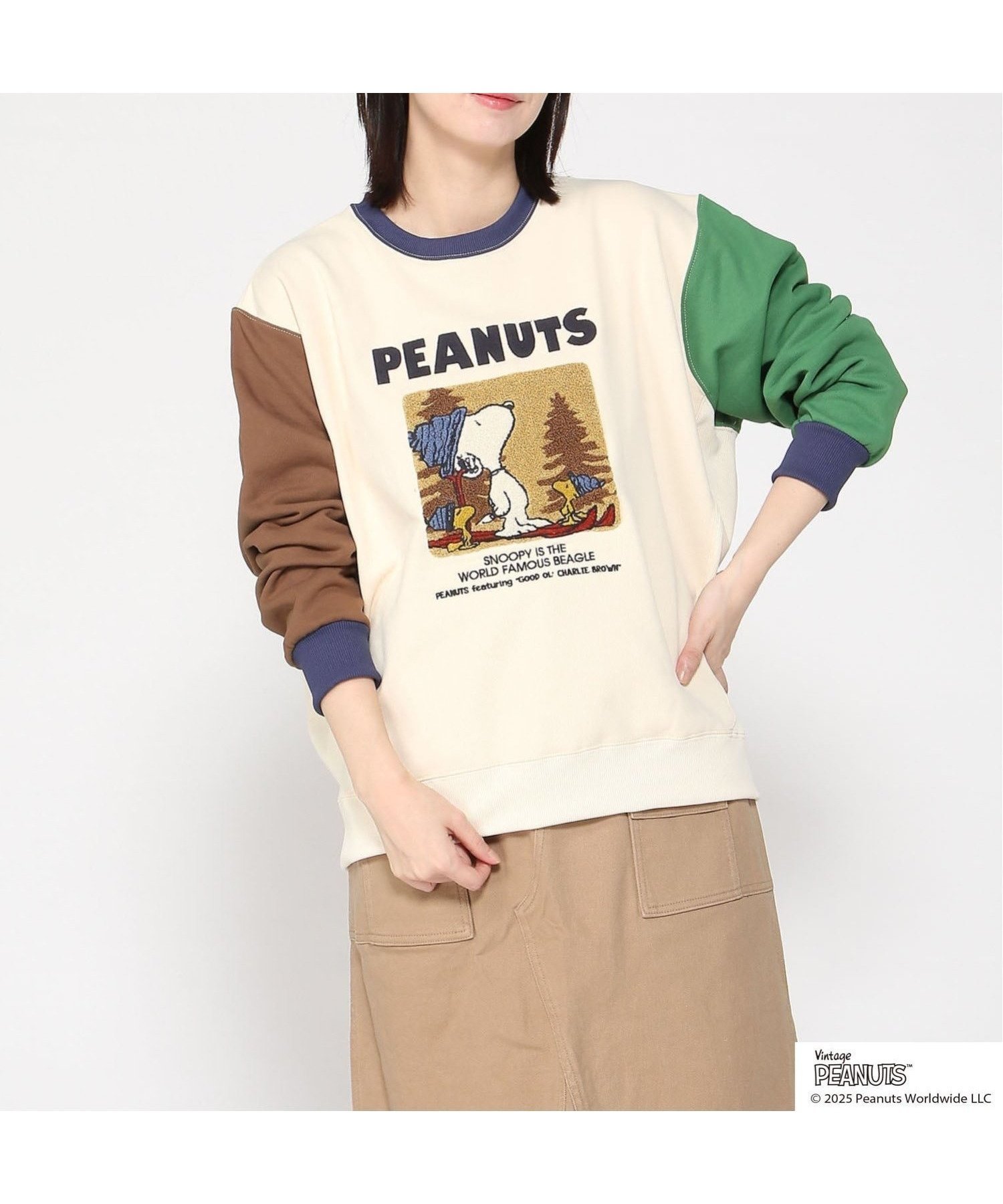 【クリフメイヤー/KRIFF MAYER】のサガラ刺繍スヌーピー裏起毛スウェット インテリア・キッズ・メンズ・レディースファッション・服の通販 founy(ファニー)  ファッション Fashion レディースファッション Fashion for Women トップス・カットソー Cut & Sew Tops レディースパーカー・カジュアルフーディー Casual Hoodies & Sweatshirts スウェット・クルーネックトップス Sweatshirts & Crewnecks / Relaxed Fit Sweat Tops キャラクター Character, Licensed Characters スウェット / スエット Sweatshirt, Sweatwear モコモコ Fuzzy, Fluffy MULTI-COL|ID: prp329100004753883 ipo3291000000034385820