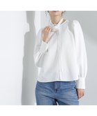 【ナノ ユニバース/nano universe】のコサージュチョーカー付きブラウス 人気、トレンドファッション・服の通販 founy(ファニー) ファッション Fashion レディースファッション Fashion for Women トップス・カットソー Cut & Sew Tops シャツ・ブラウス・オフィスカジュアル Elegant Blouses & Button-Ups カフス Cuff Design グログラン Grosgrain, Grosgrain Ribbon コンシャス Conscious, Bodycon シンプル Simple, Minimal スリーブ Sleeve, Long Sleeve / Short Sleeve 2025年 2025 2025春夏・S/S Spring/Summer 2025 SS25 thumbnail ホワイト|ID: prp329100004753914 ipo3291000000034386042