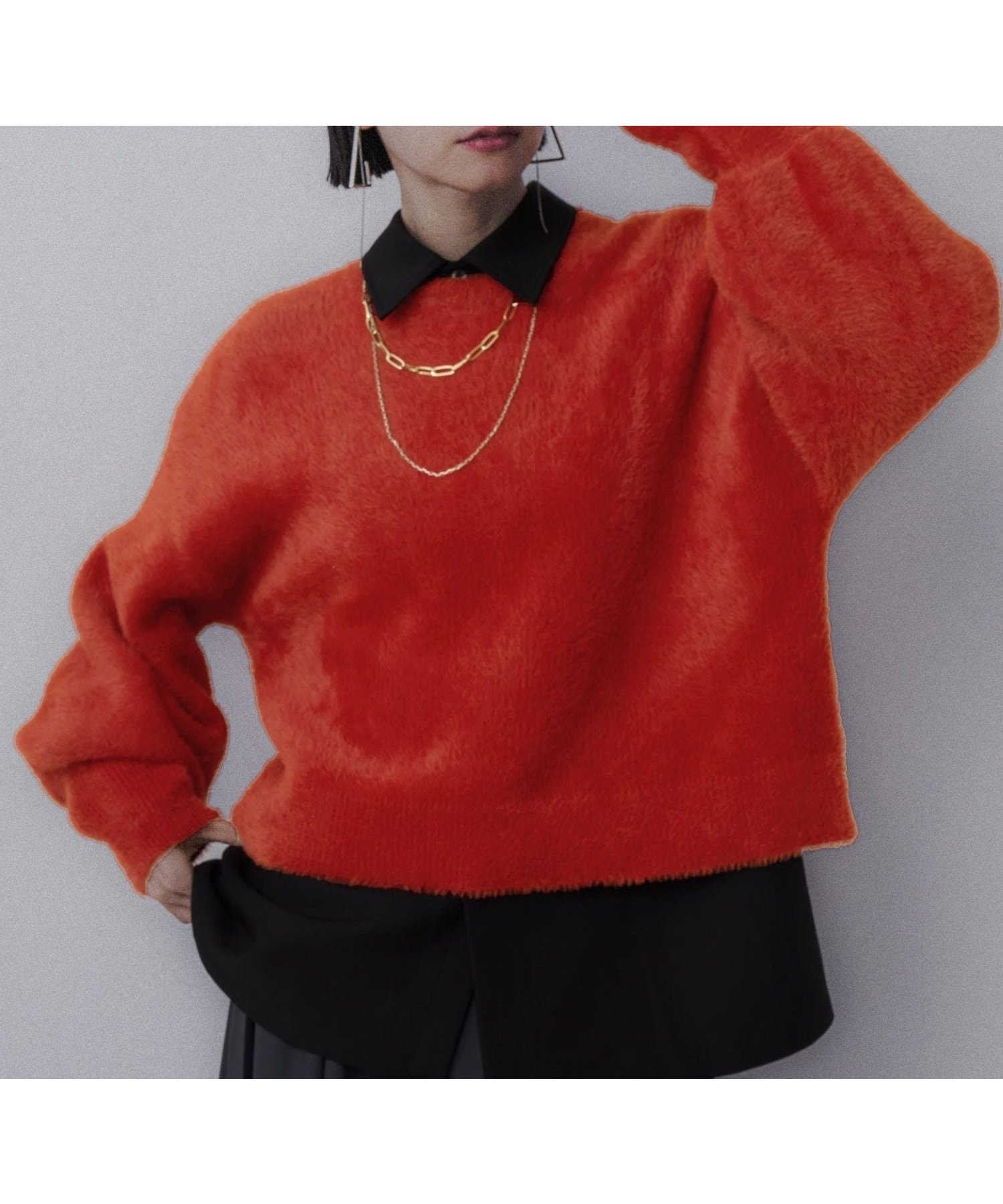 【ハレ/HARE】のシャギーニットプルオーバー インテリア・キッズ・メンズ・レディースファッション・服の通販 founy(ファニー) ファッション Fashion レディースファッション Fashion for Women トップス・カットソー Cut & Sew Tops ニット Knit Tops & Sweaters カジュアルプルオーバー・ニットトップス Pullovers & Knit Tops / Casual Pullovers おすすめ Recommended / Our Picks アクセサリー Fashion Accessories ウェーブ Wavy Pattern シンプル Simple, Minimal ストレート Straight, Straight Cut デニム Denim, Jeans Material フェミニン Feminine, Girly フレア Flare, Flared プリーツ Pleats, Pleated リラックス Relax, Relaxed Fit ワイド Wide, Wide Fit ワンポイント One Point, Statement Accent オレンジ45|ID: prp329100004753922 ipo3291000000034596279