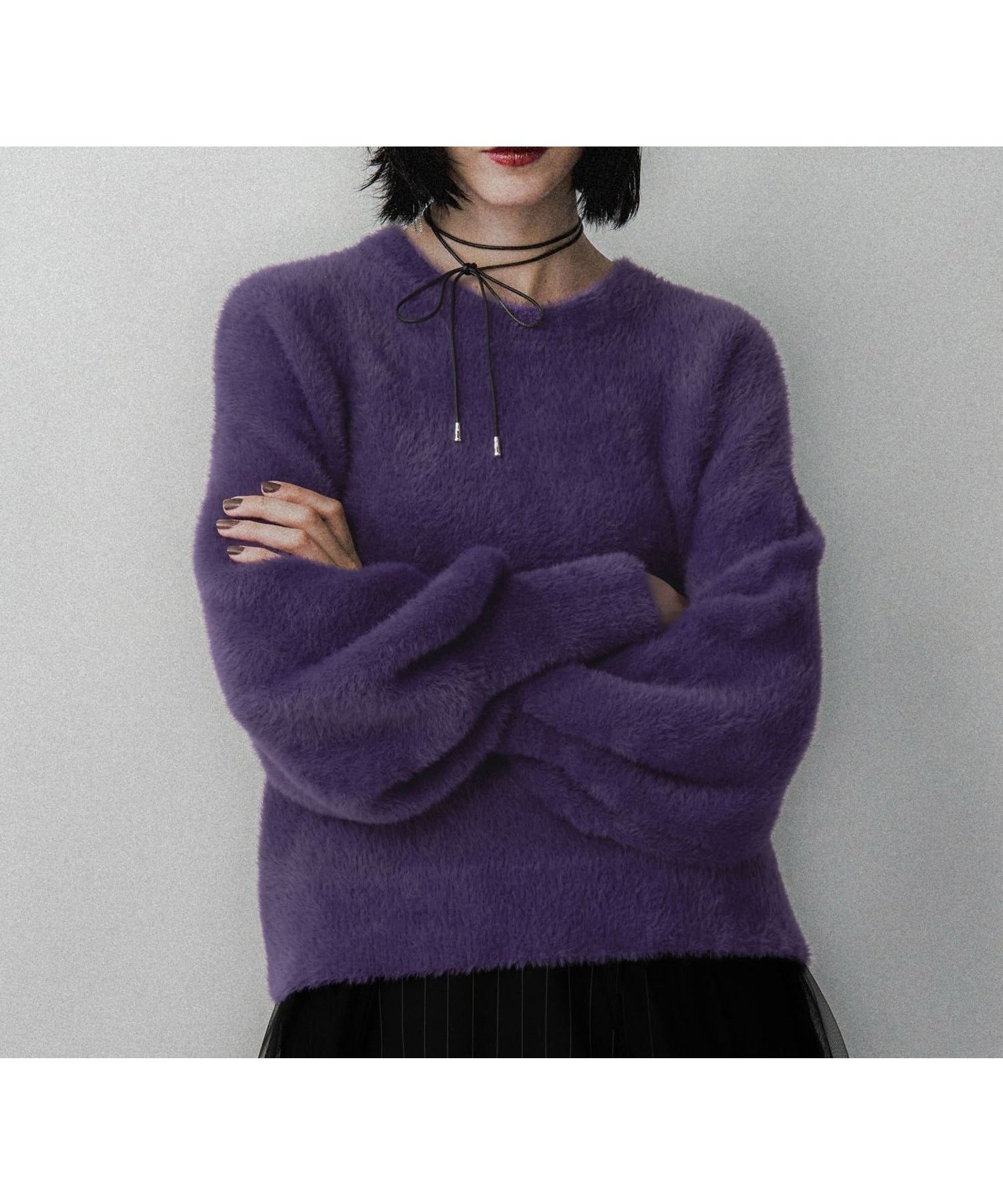 【ハレ/HARE】のシャギーニットプルオーバー インテリア・キッズ・メンズ・レディースファッション・服の通販 founy(ファニー) ファッション Fashion レディースファッション Fashion for Women トップス・カットソー Cut & Sew Tops ニット Knit Tops & Sweaters カジュアルプルオーバー・ニットトップス Pullovers & Knit Tops / Casual Pullovers おすすめ Recommended / Our Picks アクセサリー Fashion Accessories ウェーブ Wavy Pattern シンプル Simple, Minimal ストレート Straight, Straight Cut デニム Denim, Jeans Material フェミニン Feminine, Girly フレア Flare, Flared プリーツ Pleats, Pleated リラックス Relax, Relaxed Fit ワイド Wide, Wide Fit ワンポイント One Point, Statement Accent パープル95|ID: prp329100004753922 ipo3291000000034596282