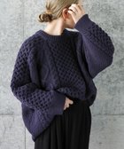 【セレクトモカ/SELECT MOCA】の累計販売数20,000枚突破!/ヴィンテージライクケーブルニット【bySON】 人気、トレンドファッション・服の通販 founy(ファニー) ファッション Fashion レディースファッション Fashion for Women トップス・カットソー Cut & Sew Tops ニット Knit Tops & Sweaters ヴィンテージ Vintage Style カーゴパンツ Cargo Pants, Utility Pants シンプル Simple, Minimal スラックス Slacks, Dress Pants タイトスカート Pencil Skirt, Tight Skirt デニム Denim, Jeans Material ルーズ Loose, Oversized 冬 Winter / This Winter おすすめ Recommended / Our Picks thumbnail ネイビー-06|ID: prp329100004753925 ipo3291000000034811589