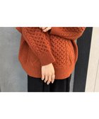 【セレクトモカ/SELECT MOCA】の累計販売数20,000枚突破!/ヴィンテージライクケーブルニット【bySON】 人気、トレンドファッション・服の通販 founy(ファニー) ファッション Fashion レディースファッション Fashion for Women トップス・カットソー Cut & Sew Tops ニット Knit Tops & Sweaters ヴィンテージ Vintage Style カーゴパンツ Cargo Pants, Utility Pants シンプル Simple, Minimal スラックス Slacks, Dress Pants タイトスカート Pencil Skirt, Tight Skirt デニム Denim, Jeans Material ルーズ Loose, Oversized 冬 Winter / This Winter おすすめ Recommended / Our Picks thumbnail テラコッタ-05|ID: prp329100004753925 ipo3291000000034811598