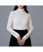 【アンタイトル/UNTITLED】の【洗える/アンサンブル可能/ウール100%】リブタートルネックウールニット オフホワイト|ID: prp329100004753964 ipo3291000000034781484