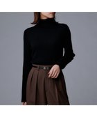 【アンタイトル/UNTITLED】の【洗える/アンサンブル可能/ウール100%】リブタートルネックウールニット ブラック|ID: prp329100004753964 ipo3291000000034781487