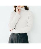 【アンタイトル/UNTITLED】の【洗える/アンサンブル可能/ウール100%】リブタートルネックウールニット グレージュ|ID: prp329100004753964 ipo3291000000035144461