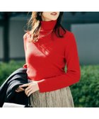 【アンタイトル/UNTITLED】の【洗える/アンサンブル可能/ウール100%】リブタートルネックウールニット レッド|ID: prp329100004753964 ipo3291000000035144462