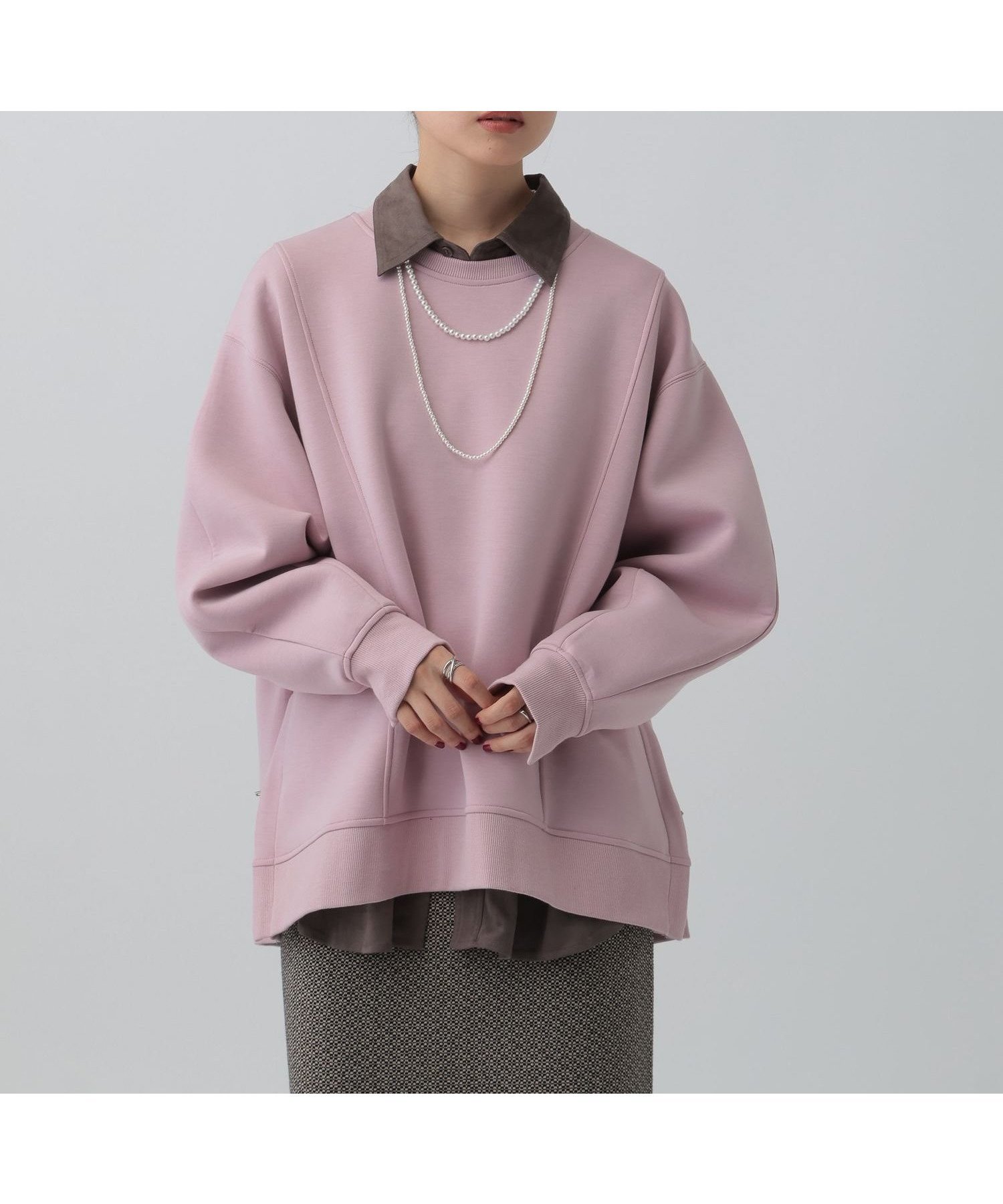 【レプシィム ローリーズファーム/LEPSIM LOWRYS FARM】のサイドZIPクループルオーバー インテリア・キッズ・メンズ・レディースファッション・服の通販 founy(ファニー) ファッション Fashion レディースファッション Fashion for Women トップス・カットソー Cut & Sew Tops カジュアルプルオーバー・ニットトップス Pullovers & Knit Tops / Casual Pullovers おすすめ Recommended / Our Picks スリット Slit, Slit Detail ピンク25|ID: prp329100004753967 ipo3291000000034547735