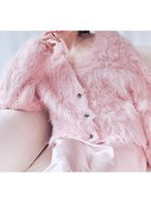 【フレイ アイディー/FRAY I.D】の2wayブラッシュシャギーカーディガン 人気、トレンドファッション・服の通販 founy(ファニー) ファッション Fashion レディースファッション Fashion for Women トップス・カットソー Cut & Sew Tops カーディガン・羽織り Layered Style Cardigans ウェーブ Wavy Pattern カーディガン Cardigan, Knitwear クロップド Cropped, Short Length スマート Smart, Elegant バランス Balance, Style Balance フェミニン Feminine, Girly フロント Front, Front Design ボトム Bottoms, Lower Wear ループ Loop, Loop Knit A/W・秋冬 Autumn/Winter thumbnail PNK[066]|ID: prp329100004753973 ipo3291000000034927733