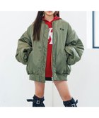 【エフオー オンラインストア/F.O.Online Store / KIDS】のBIG裏キルトMA1 人気、トレンドファッション・服の通販 founy(ファニー) ファッション Fashion キッズファッション Fashion for Kids キルト Quilt, Quilted Fabric ジャケット Jacket, Outerwear トレンド Trend, Trending Now ブルゾン Blouson, Bomber Jacket リアル Real, Realistic thumbnail カーキ|ID: prp329100004754297 ipo3291000000034580773