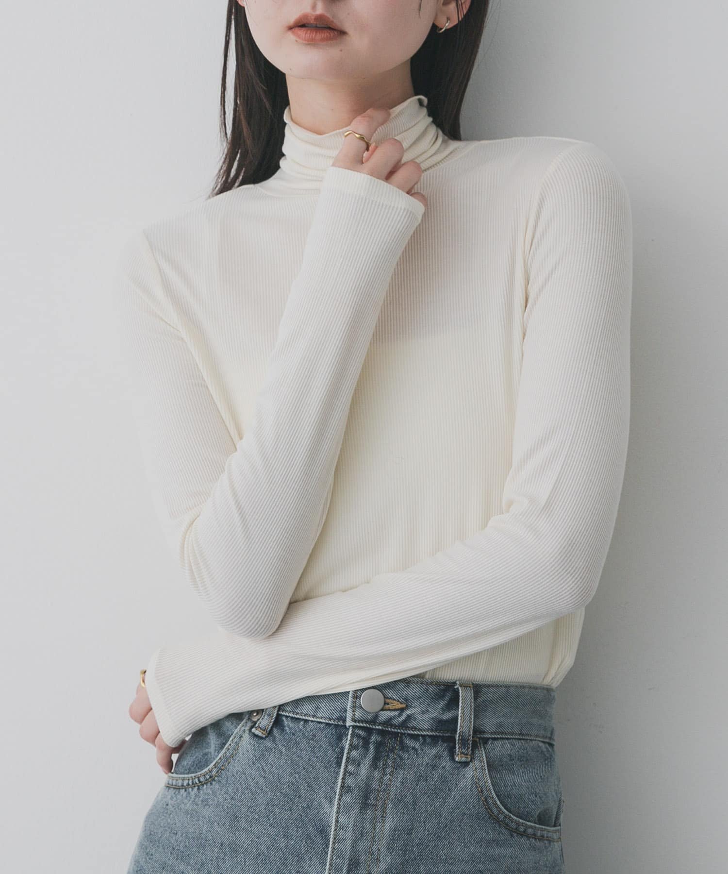 【センスオブプレイス/SENSE OF PLACE by URBAN RESEARCH】の『毛玉防止』メローハイネックトップ インテリア・キッズ・メンズ・レディースファッション・服の通販 founy(ファニー) ファッション Fashion レディースファッション Fashion for Women 2025年 2025 2025-2026秋冬・A/W Autumn/Winter 2025–26 AW25–26 冬 Winter / This Winter インナー Innerwear 人気 Popular, Best Seller A/W・秋冬 Autumn/Winter アイボリー|ID: prp329100004754341 ipo3291000000035101320