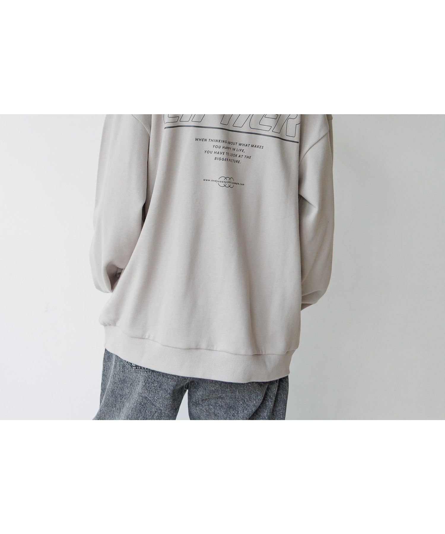 【グローバルワーク/GLOBAL WORK / KIDS】のUSAユニセックスグラフィックスウェット/AND YUA ANY/581104 インテリア・キッズ・メンズ・レディースファッション・服の通販 founy(ファニー) 　ファッション　Fashion　キッズファッション　Fashion for Kids　おすすめ　Recommended / Our Picks　グラフィック　Graphic, Graphic Design　スウェット / スエット　Sweatshirt, Sweatwear　トレンド　Trend, Trending Now　ベーシック　Basic, Essential　人気　Popular, Best Seller　定番　Standard, Basic Item　ライトグレージュビッグロゴ52|ID: prp329100004754352 ipo3291000000034670565