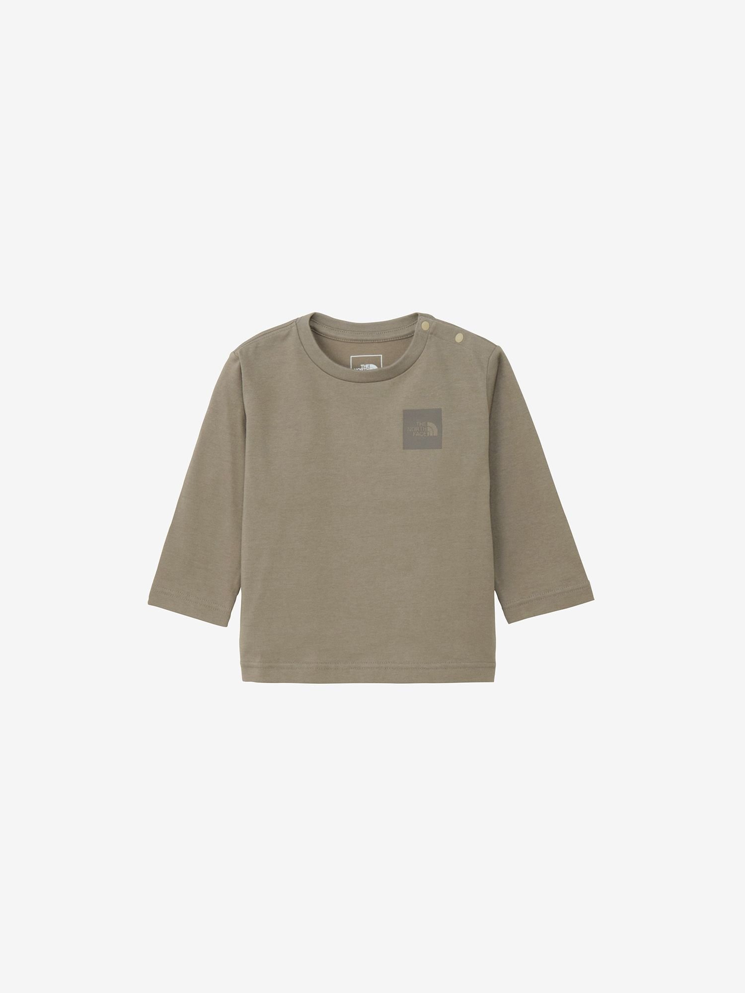 【ザ ノース フェイス/THE NORTH FACE / KIDS】の【公式】ロングスリーブスモールスクエアロゴティー(ベビー) インテリア・キッズ・メンズ・レディースファッション・服の通販 founy(ファニー)  ファッション Fashion キッズファッション Fashion for Kids スクエア Square, Square Shape ドット Polka Dot, Dot Pattern ベビー Baby, Babywear 長袖 Long Sleeve, Full Sleeve マッシュルーム|ID: prp329100004754373 ipo3291000000034389585