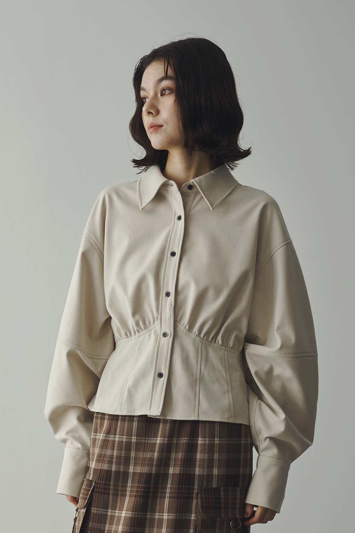 【その他のブランド/Other】のコルセットデザインシャツ 人気、トレンドファッション・服の通販 founy(ファニー) 　ファッション　Fashion　レディースファッション　Fashion for Women　トップス・カットソー　Cut & Sew Tops　シャツ・ブラウス・オフィスカジュアル　Elegant Blouses & Button-Ups　おすすめ　Recommended / Our Picks　ギャザー　Gathered, Ruffled　コンパクト　Compact, Small Size　スリーブ　Sleeve, Long Sleeve / Short Sleeve　トレンド　Trend, Trending Now　バランス　Balance, Style Balance　 other-1|ID: prp329100004754434 ipo3291000000034390074