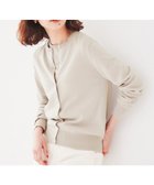 【アンタイトル/UNTITLED】のウール クルーネックニットカーディガン グレージュ|ID: prp329100004754437 ipo3291000000034390093