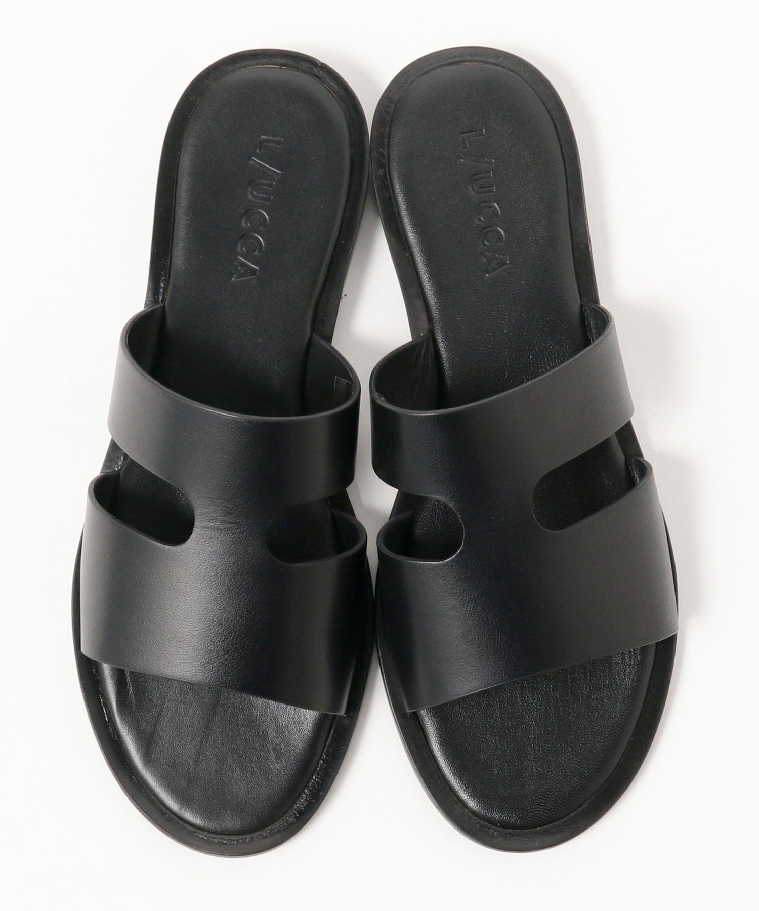 【ビームス/BEAMS / MEN】のL/UCCA / 別注 レザーサンダル インテリア・キッズ・メンズ・レディースファッション・服の通販 founy(ファニー) 　ファッション　Fashion　メンズファッション　Fashion for Men　おすすめ　Recommended / Our Picks　イタリア　Italy　エレガント 上品　Elegant　クッション　Cushion, Throw Pillow　サンダル　Sandals, Summer Shoes　ジャケット　Jacket, Outerwear　別注　Limited Edition, Custom Order　BLACKxBLACK_SOLE|ID: prp329100004754496 ipo3291000000034390503