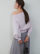 【スナイデル/SNIDEL】の【WEB限定】ワンショルダーロゴスウェット LAV[071]|ID:prp329100004754554