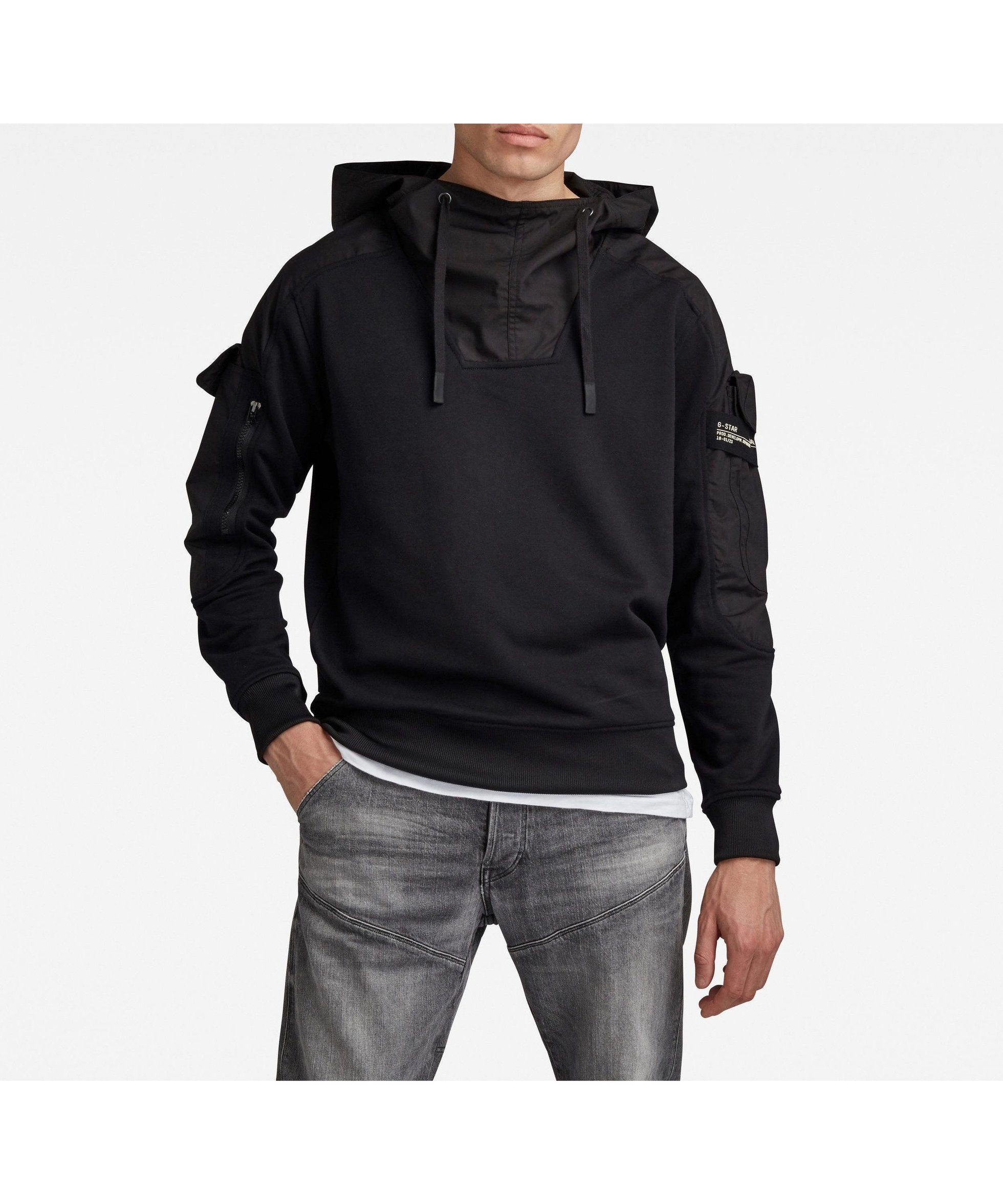 【ジースターロウ/G-STAR RAW / MEN】の【公式ショップ】MIXED WOVEN CARGO HOODED SWEAT/異素材ミックスパーカー 人気、トレンドファッション・服の通販 founy(ファニー)  ファッション Fashion メンズファッション Fashion for Men アンダー Underwear Essentials エレガント 上品 Elegant ヴィンテージ Vintage Style カッティング Cutting Detail コレクション Collection, Seasonal Line 今季 This Season, Current Season シンプル Simple, Minimal ジーンズ Jeans, Denim Pants スリム Slim, Slim Fit 定番 Standard, Basic Item バランス Balance, Style Balance パーカー Hoodie, Parka ポケット Pocket, Pocket Detail ミックス Mix, Mixed Style ミリタリー Military, Army Style モダン Modern, Contemporary ワーク Workwear, Utility Style  other-1|ID: prp329100004754555 ipo3291000000034390947