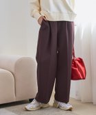 【コーエン/COEN】の【定番】イージービューティー裏起毛ワイドパンツ(WEB限定サイズあり) DK.BROWN|ID: prp329100004754560 ipo3291000000034518061