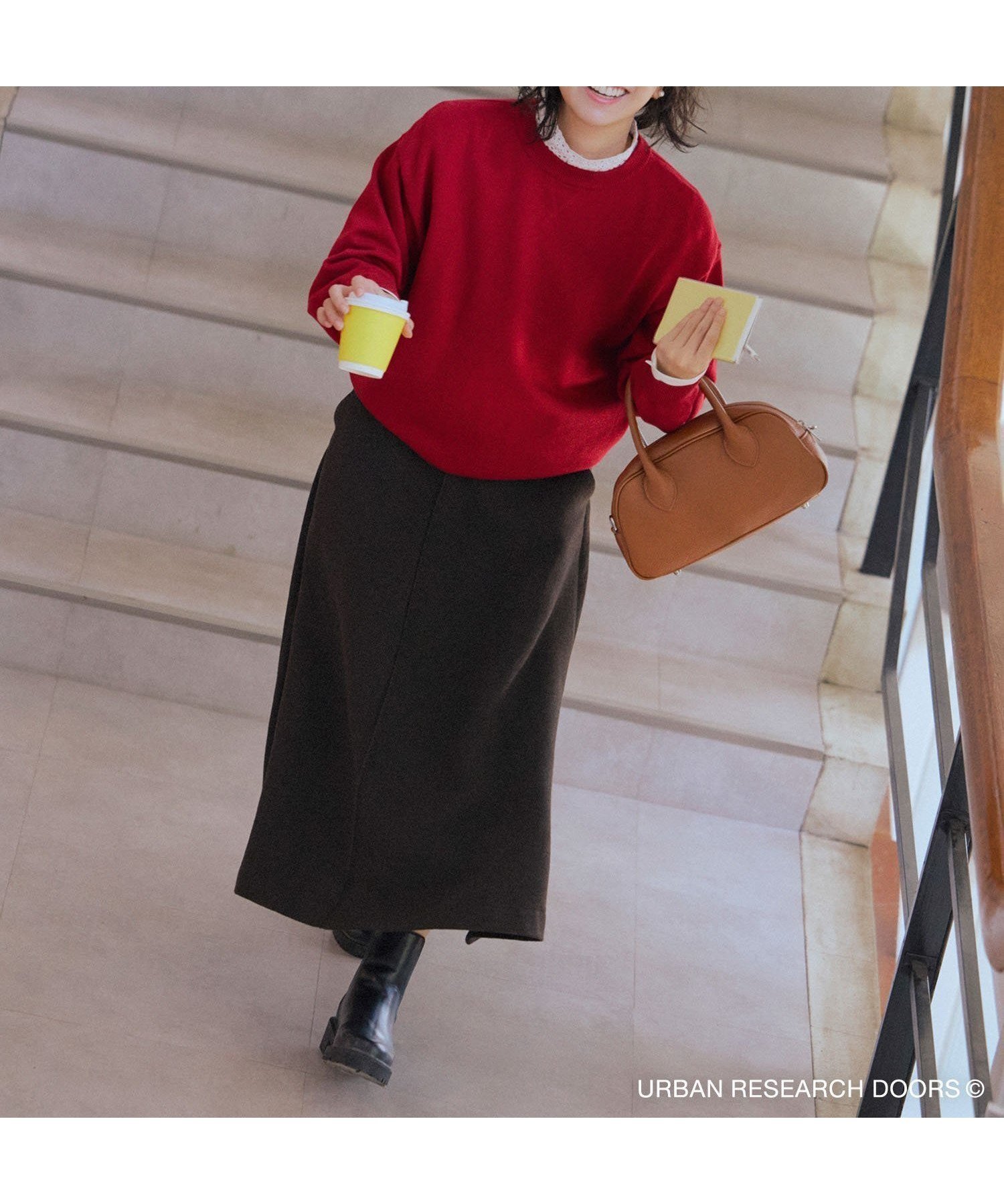 【アーバンリサーチ ドアーズ/URBAN RESEARCH DOORS】の『仁村紗和さん着用』『UR TECH』完声/暖フレアスカート インテリア・キッズ・メンズ・レディースファッション・服の通販 founy(ファニー) ファッション Fashion レディースファッション Fashion for Women スカート Skirts Aライン・フレアスカート A-Line & Flared Skirts シンプル Simple, Minimal センター Center, Center Line タイツ Tights, Legwear 定番 Standard, Basic Item フィット Fit, Slim Fit フレア Flare, Flared 冬 Winter / This Winter A/W・秋冬 Autumn/Winter エレガント 上品 Elegant 2025年 2025 2025-2026秋冬・A/W Autumn/Winter 2025–26 AW25–26 MIX BRN|ID: prp329100004754579 ipo3291000000034577423