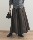【アーバンリサーチ ドアーズ/URBAN RESEARCH DOORS】のドットタックギャザースカート ブラウン|ID: prp329100004754583 ipo3291000000034587136