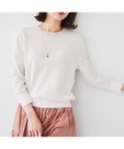 【アンタイトル/UNTITLED】の【配色カラー/アンサンブル可能】きれいめ七分袖ニット ライトグレー|ID: prp329100004754585 ipo3291000000034391108