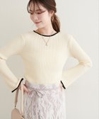 【ナチュラルクチュール/natural couture】のフレア袖配色リブニット 人気、トレンドファッション・服の通販 founy(ファニー) ファッション Fashion レディースファッション Fashion for Women トップス・カットソー Cut & Sew Tops ニット Knit Tops & Sweaters インナー Innerwear 今季 This Season, Current Season サロペット Overalls, Salopette シンプル Simple, Minimal ジャケット Jacket, Outerwear スリーブ Sleeve, Long Sleeve / Short Sleeve トレンド Trend, Trending Now フィット Fit, Slim Fit フレア Flare, Flared ボーダー Border, Stripe リブニット Rib Knit, Ribbed Knit 再入荷 Restock / Back in Stock おすすめ Recommended / Our Picks 2025年 2025 2025-2026秋冬・A/W Autumn/Winter 2025–26 AW25–26 thumbnail アイボリー|ID: prp329100004754635 ipo3291000000034503448