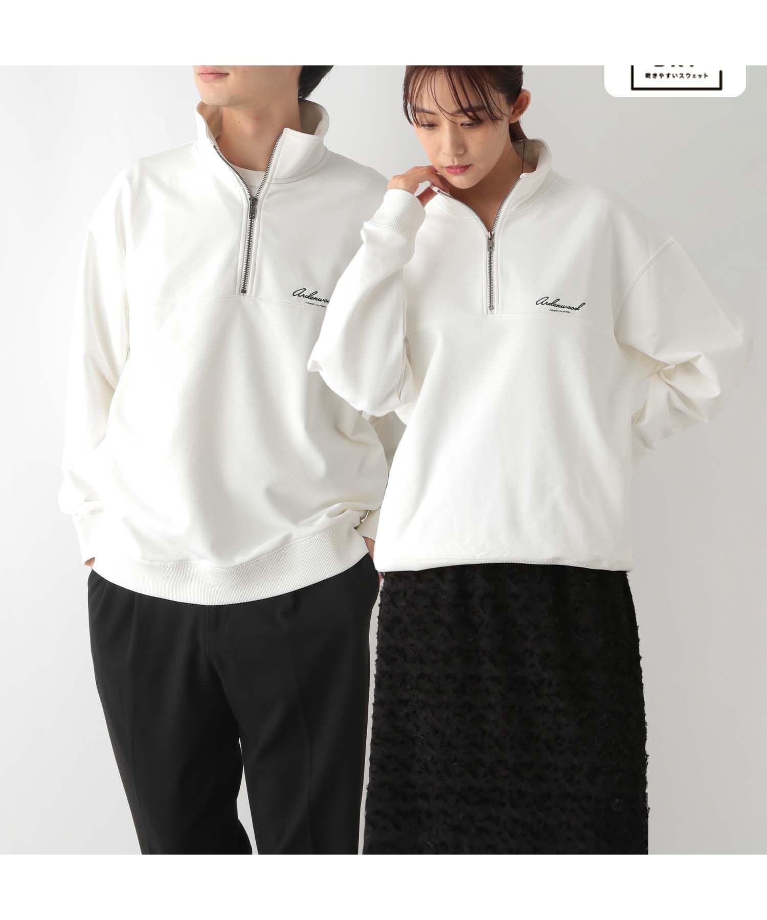 【グローバルワーク/GLOBAL WORK】の乾きやすいスウェット/ハーフZIP/裏毛/116254 人気、トレンドファッション・服の通販 founy(ファニー) 　ファッション　Fashion　レディースファッション　Fashion for Women　トップス・カットソー　Cut & Sew Tops　レディースパーカー・カジュアルフーディー　Casual Hoodies & Sweatshirts　スウェット・クルーネックトップス　Sweatshirts & Crewnecks / Relaxed Fit Sweat Tops　おすすめ　Recommended / Our Picks　スウェット / スエット　Sweatshirt, Sweatwear　スキニー　Skinny, Slim Fit　トレンド　Trend, Trending Now　ハーフ　Half, Half-Length　フロント　Front, Front Design　リラックス　Relax, Relaxed Fit　ワンポイント　One Point, Statement Accent　 other-1|ID: prp329100004754645 ipo3291000000034391415